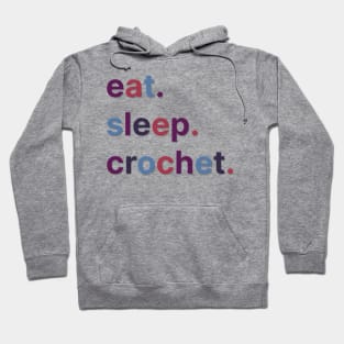 Eat sleep, crochet Hoodie